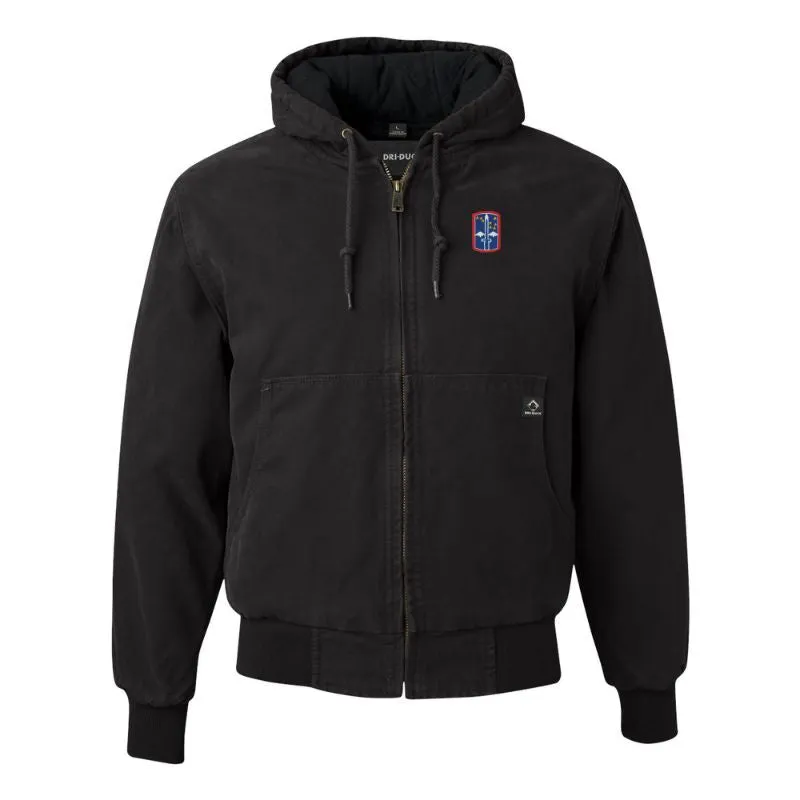 172nd Infantry DRI-DUCK Hooded Work Wear Jacket