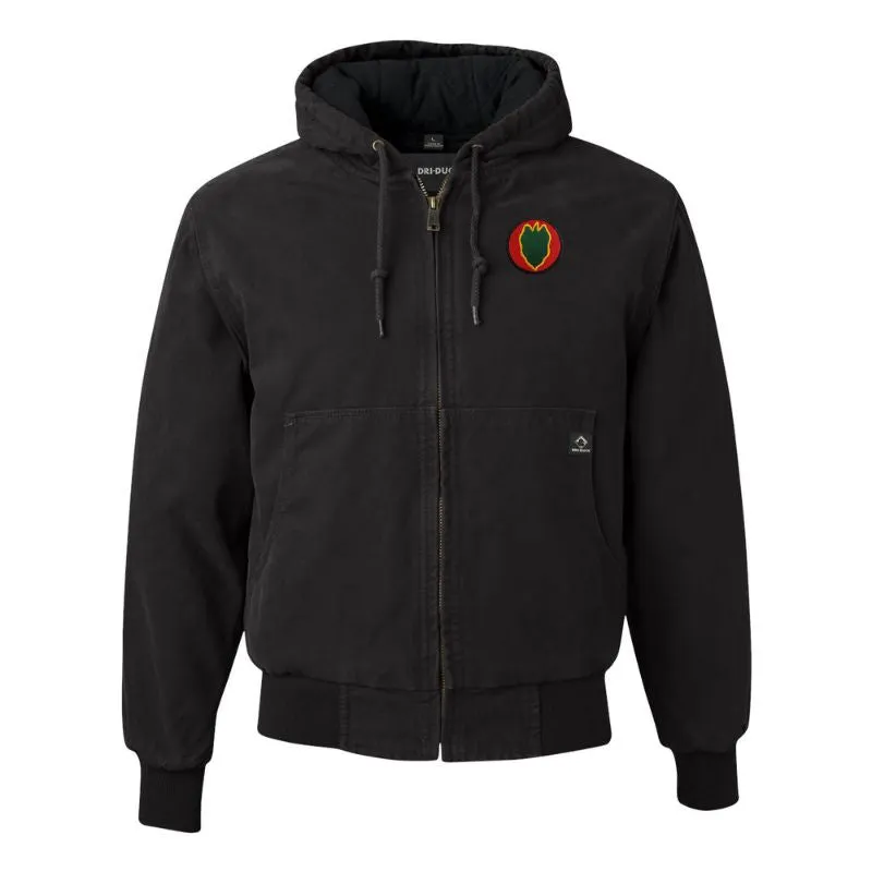 24th Infantry DRI-DUCK Hooded Work Wear Jacket