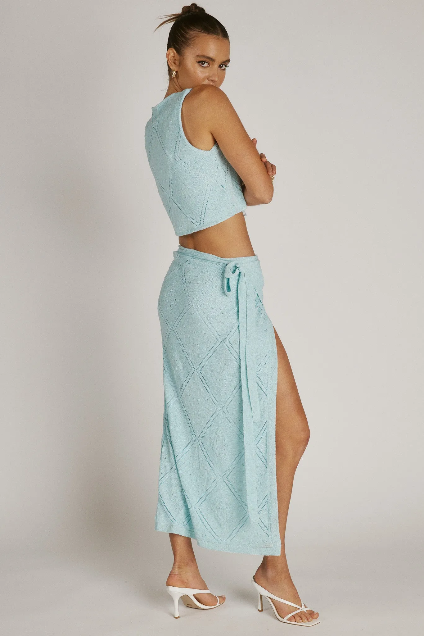 KEHLANI WRAP SKIRT