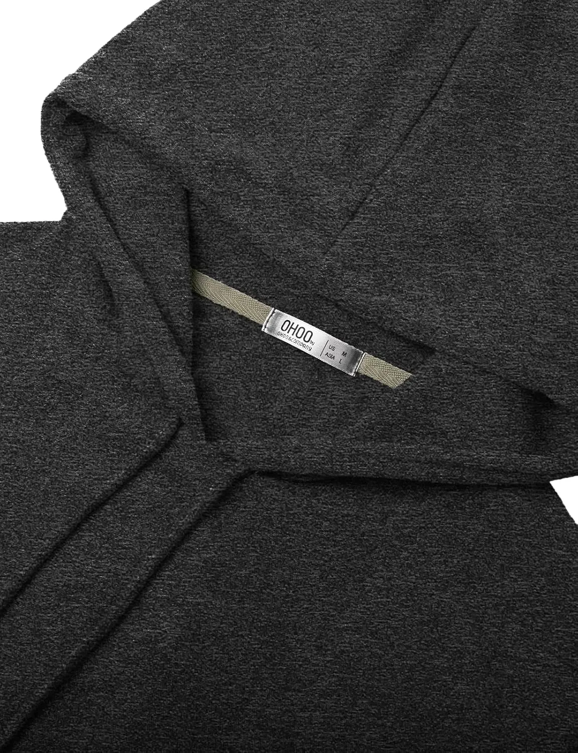 Ohoo Men's Hooded Poncho Cape Cloak Fashion Hoodie Pullover with Pocket